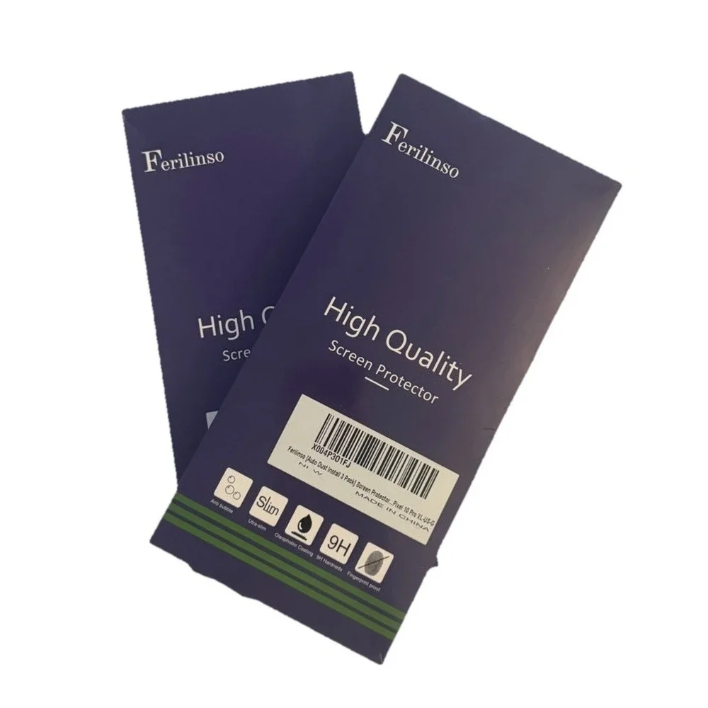 2 Boxes of Ferilinso 2-Pack 9H Screen Protectors Pixel 10 Pro XL New